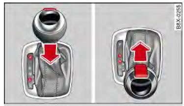 Audi Q3. Abb. 91 Wählhebel