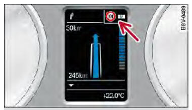 Audi Q3. Abb. 22 Kombiinstrument: Zusatzanzeige