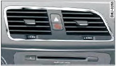 Audi Q3. Abb. 162 Cockpit: Warnleuchte bei abgeschaltetem Beifahrer- Airbag