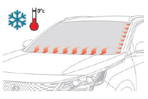 Peugeot 3008. Beheizbare Windschutzscheibe 