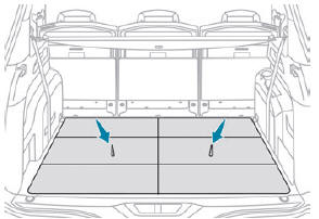 Peugeot 3008. Faltböden zusammenklappen