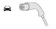 Peugeot 3008. Modus 3 Ladekabel