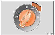 Seat Ateca. Abb. 112 Instrumententafel: Lichtschalter