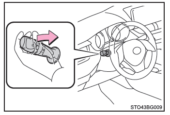 Toyota CH-R. Betrieb der Leuchten und Scheibenwischer