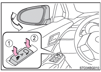 Toyota CH-R. Einstellen des Lenkrads und der Spiegel