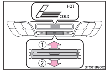 Toyota CH-R. Betrieb von Klimaanlage und Scheibenheizung