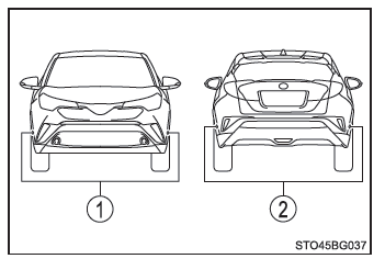 Toyota CH-R. Verwenden der Fahrunterstützungssysteme