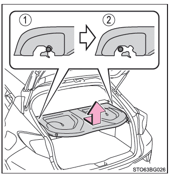 Toyota CH-R. Verwenden der Ablagemöglichkeiten