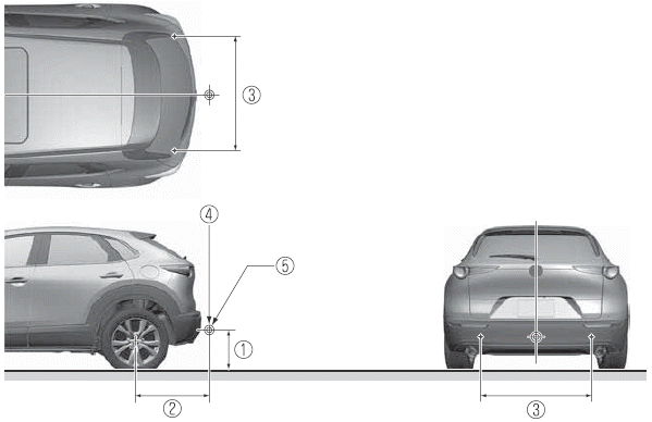 Mazda CX-30. Abschleppen/Ziehen eines Anhängers