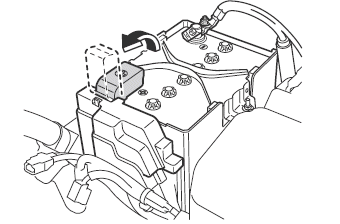 Mazda CX-30. Entladene Batterie