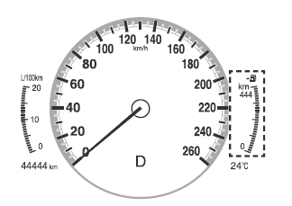 Mazda CX-30. Kombiinstrument