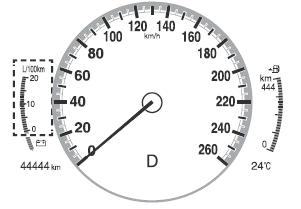 Mazda CX-30. Kombiinstrument