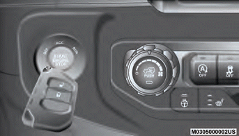 Jeep Wrangler. Backup-Startmethode