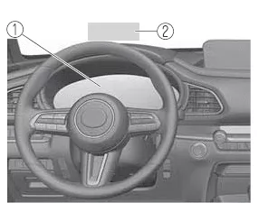 Mazda CX-30. Kombiinstrument