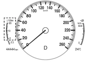 Mazda CX-30. Kombiinstrument