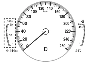 Mazda CX-30. Kombiinstrument