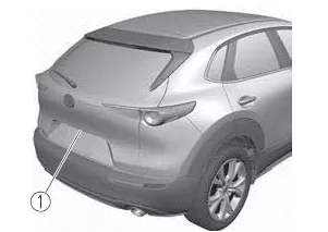 Mazda CX-30. Rückfahrkamera