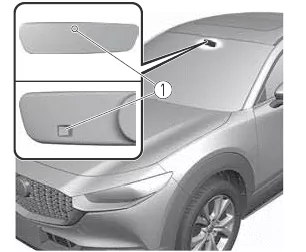 Mazda CX-30. Spiegel