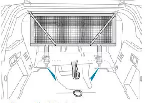 Peugeot 3008. Hinter den Vordersitzen (Je nach Ausführung)