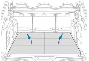 Peugeot 3008. Faltböden zusammenklappen