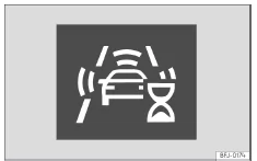 Seat Ateca. Abb. 259 Am Bildschirm des Kombi-Instruments: Anzeige der ersten Selbstkalibrierung des Systems.