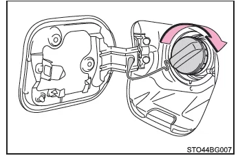 Toyota CH-R. Tanken